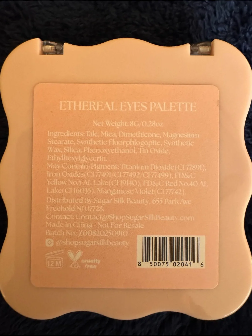 Sugar Silk Beauty color eyeshadow